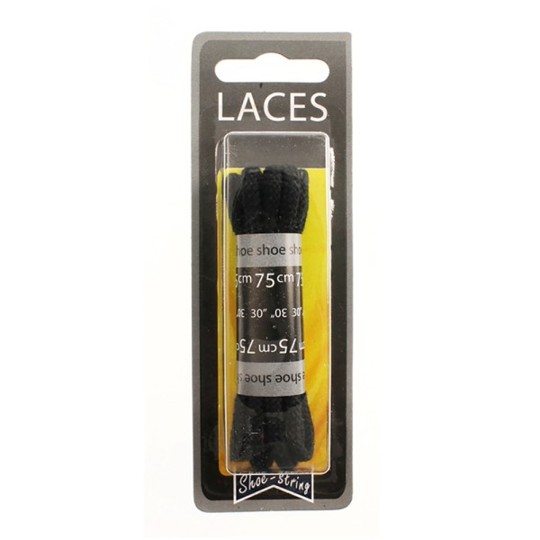 Shoe-String Blister Pack Laces Cord (6 Pairs)