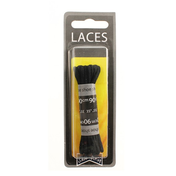 Shoe-String Blister Pack Laces Round (6 Pairs)