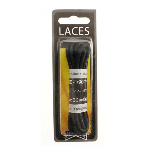 Shoe-String Blister Pack Laces Chunky Wax (6 Pairs)