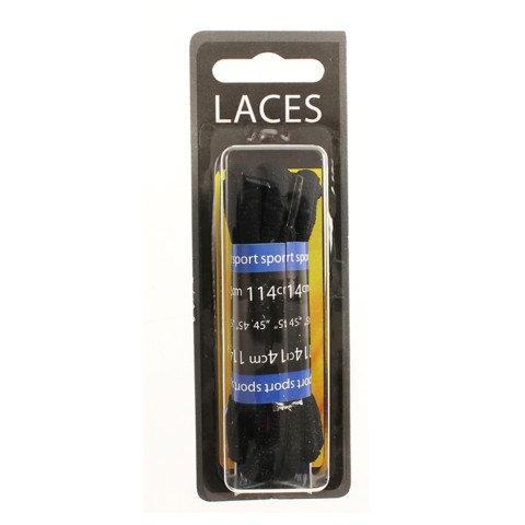 Shoe-String Blister Pack Laces 120cm Oval Sport (6 Pairs)