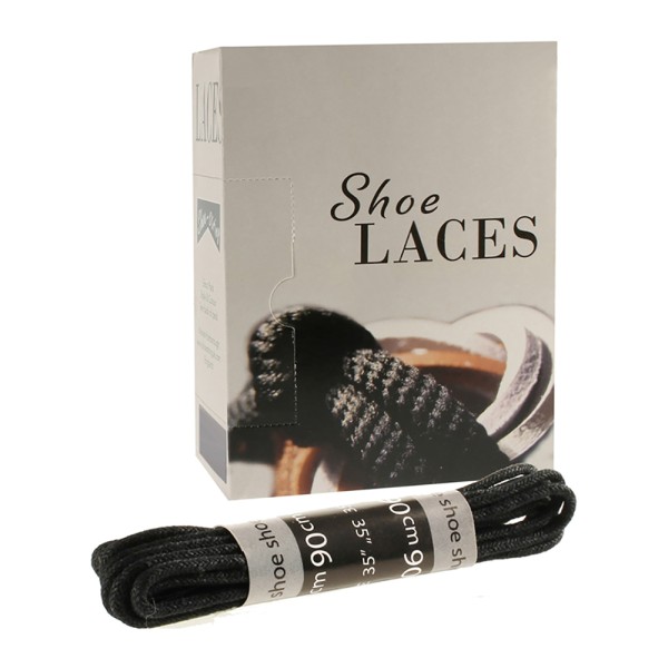Shoe-String EECO Laces 90cm Chunky Wax (12 prs)