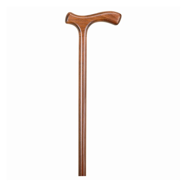 38 Inch Extra Long Brown Crutch Handle Walking Stick