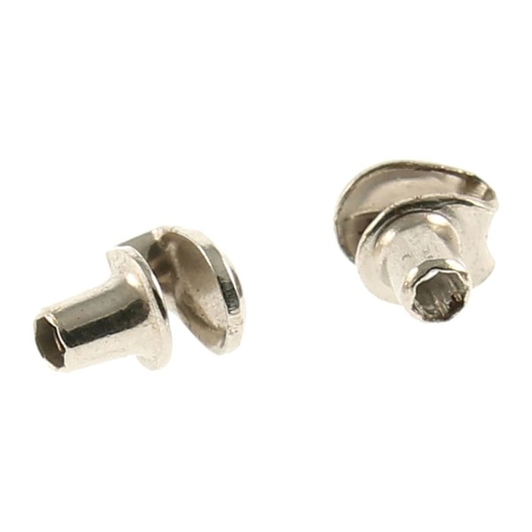 921 Ski Hook Eyelets Nickel Finish. (Bag Of 50)