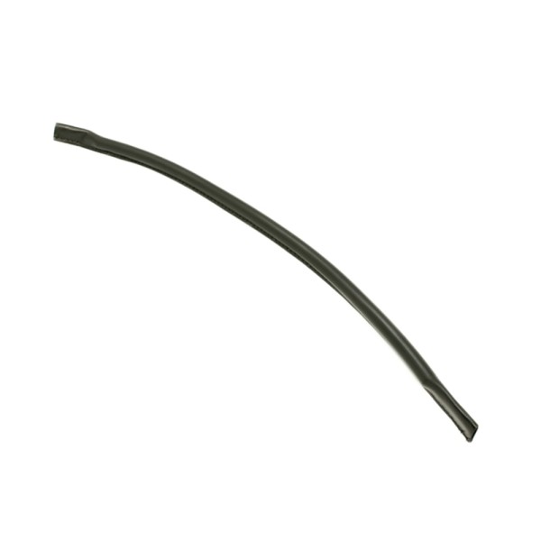 Leather Roped Bag Handles 8mm Wide 55cm Long Black (per pair)