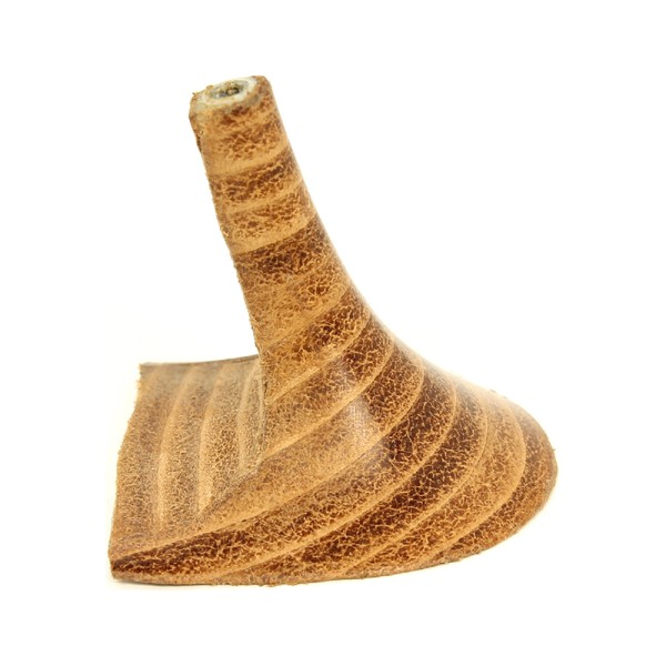 Heel Block 7-8 Leather Stacked Cover - Style: 50 689
