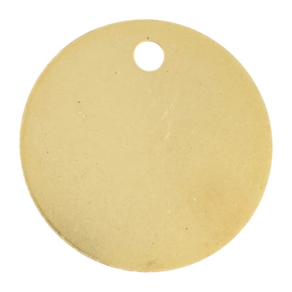 Gilt Plated Pet Discs