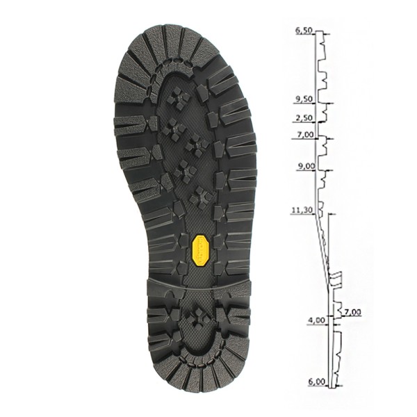 Vibram 1014 Teton Unit Black