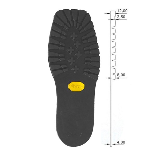 Vibram 1100 Montagna Sole Without Heel