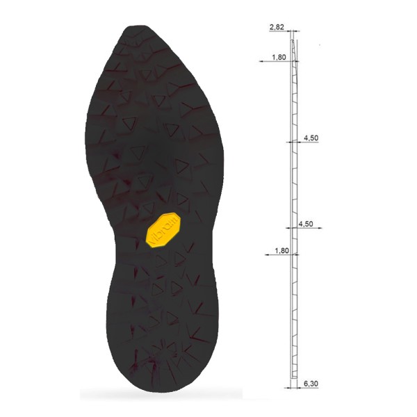 Vibram 1474 Zegama Sole Unit
