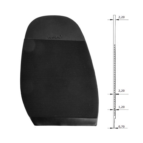 Vibram Simon Stick on Soles 2.2mm Gents X Large