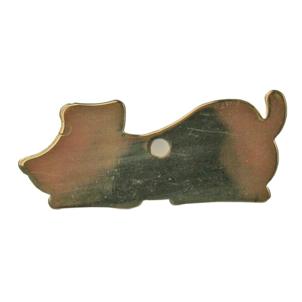 Dog Pet Disc Brass 47mm x 20mm