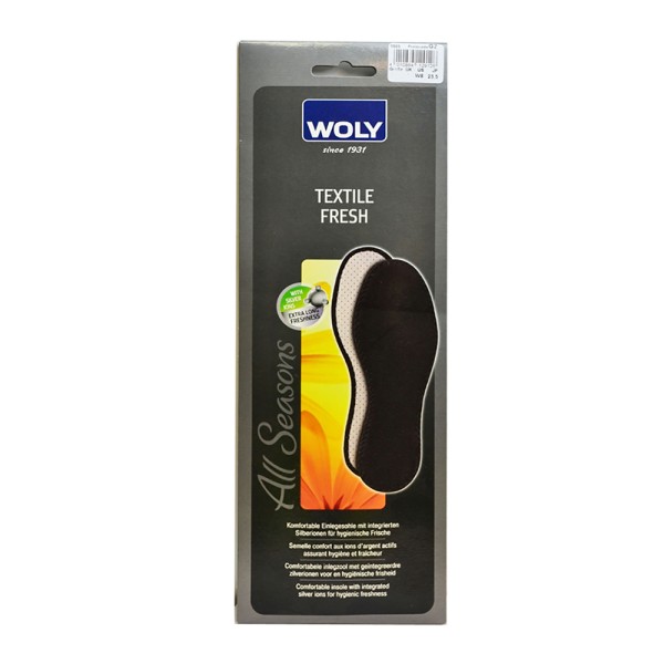 Woly Textile Fresh Insoles Ladies Clearance Offer 50% Off Trade Whilst Stocks Last