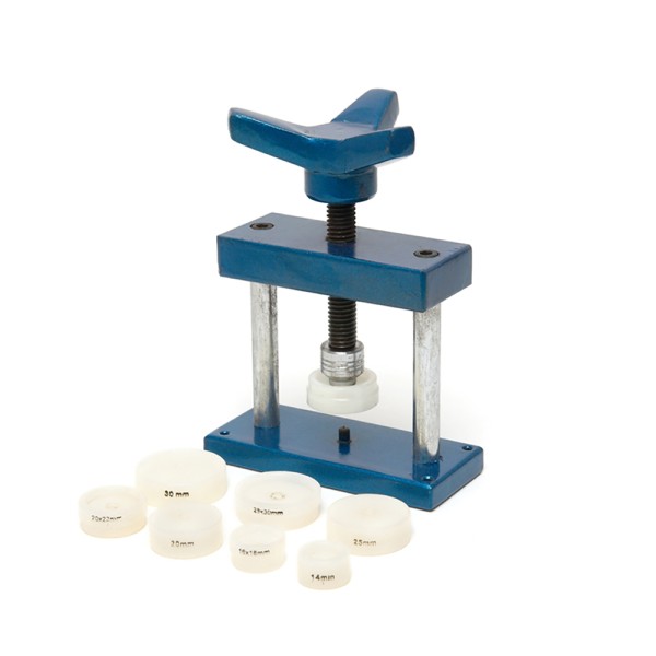 Screw Down Case Back Press Including Eight Dies