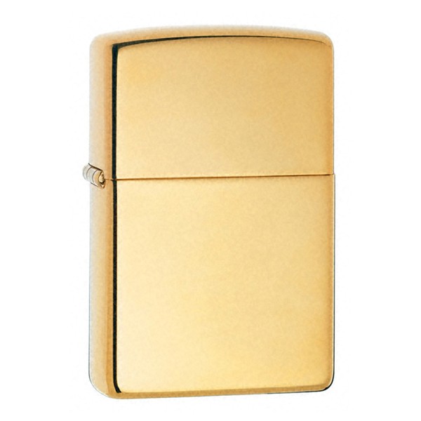 Zippo High Polished Brass Lighter Armor