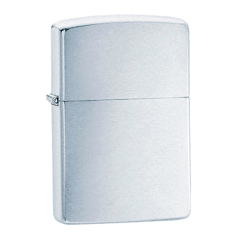 Zippo Brushed Chrome Lighter Regular