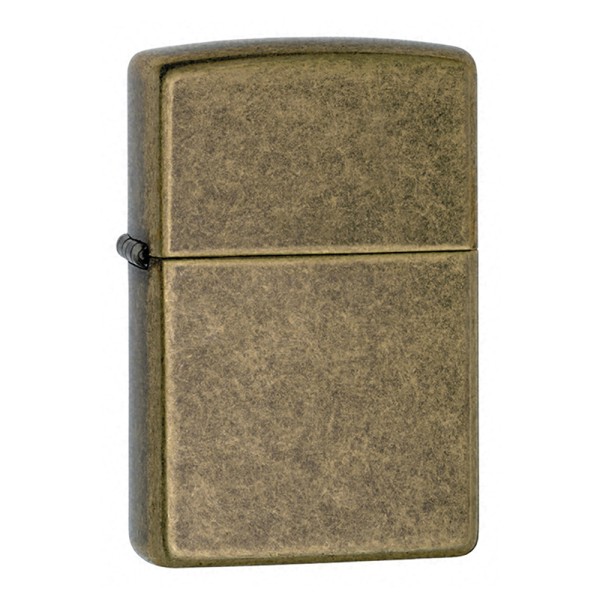 Zippo Antique Brass Lighter Regular