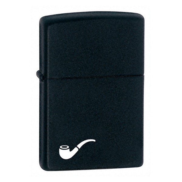 Zippo Black Matte Lighter Pipe Lighter