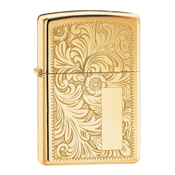Zippo High Polished Brass Lighter Venetian