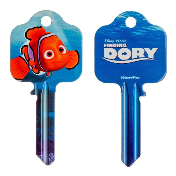 Licensed Keys - Finding Dory Nemo Silca Ref UL054