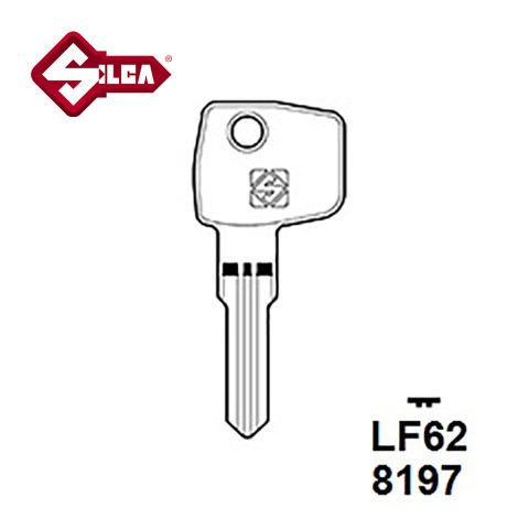 Silca LF62 Lowe & Fletcher Mail Box Blank JMA CNP2D 