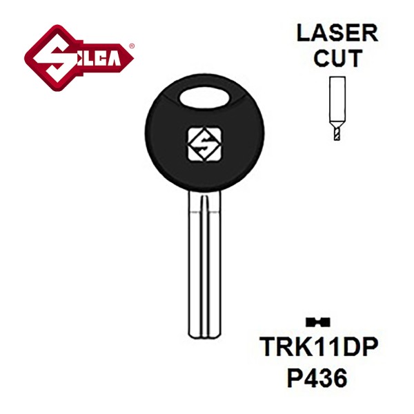 Silca TRK11DP Trelock Vehicle Blank