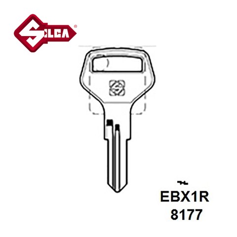 Silca EBX1R Eurobox Cylinder Blank JMA EUB2D 