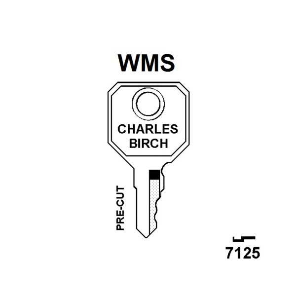 KWL12 WMS T Style Window Key