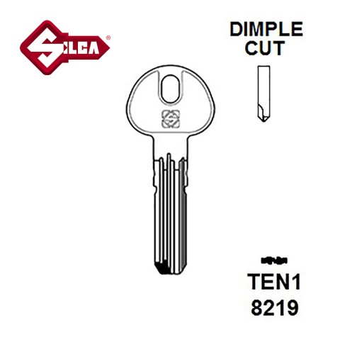 Silca TEN1 Tecon Dimple Blank JMA TC1 