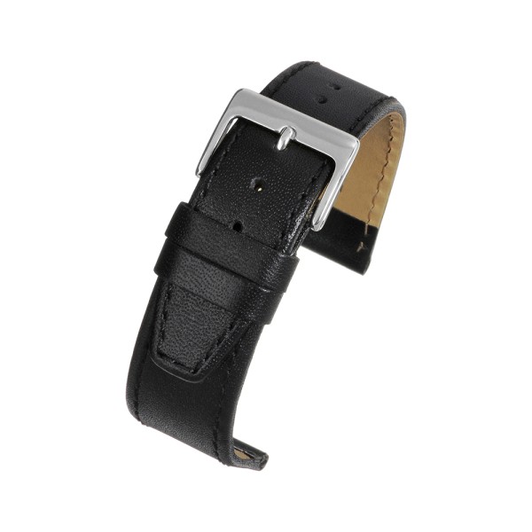 Birch Calf Watch Straps Matt Finish With a Stitched Edge