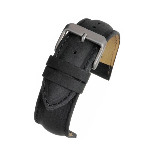 Birch Heavy Padded Suede Watch Straps Matt Finish