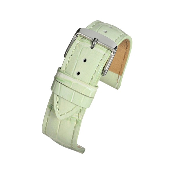 Birch Watch Straps Square Crocodile Grain With Nubuck Lining