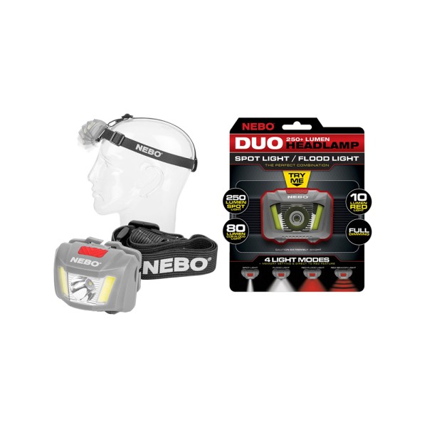 Nebo Duo Headlamp Grey (Single)