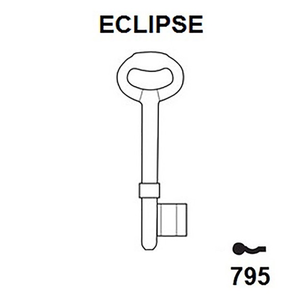 Eclipse 3 Lever RH Mortice Blank KBECL4 HD GL111 