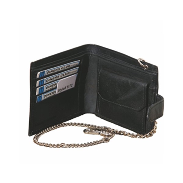 Nappa Wallet With Chain RFID