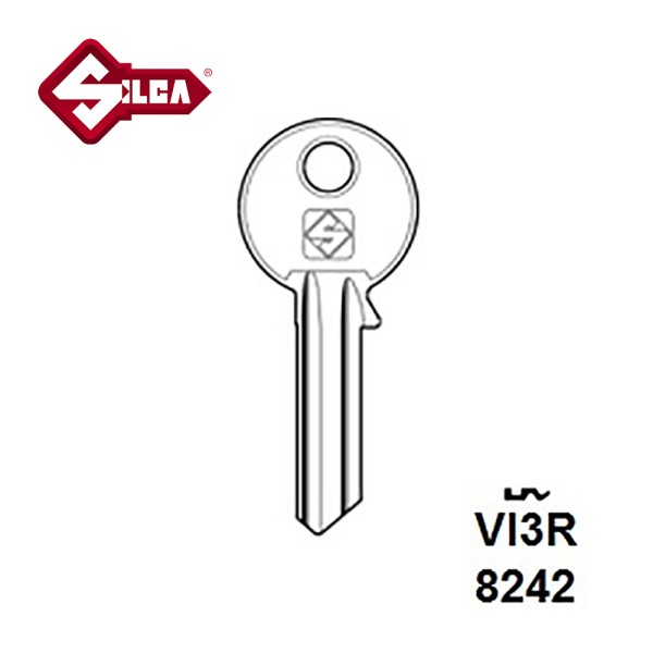 Silca VI3R- Viro Cylinder Blank JMA VI8  