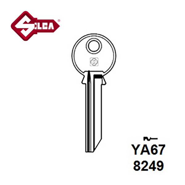Silca YA67 Yale Cylinder Blank