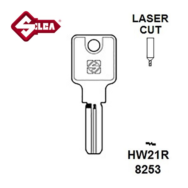 Silca HW21R Huwil Dimple Cylinder Blank 