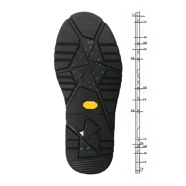 Vibram 008AG Shearling Arctic Grip Sole Unit