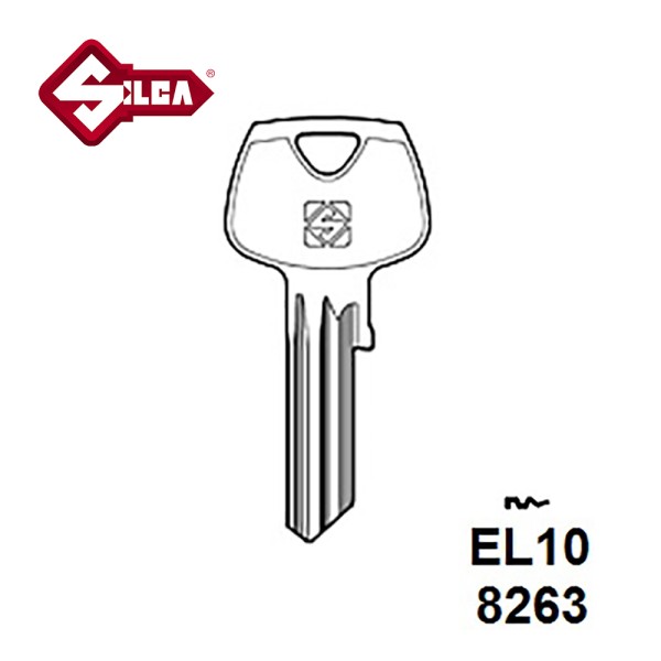 Silca EL10 Elzett Cylinder Blank 