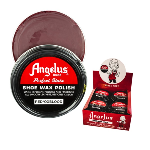 Angelus Perfect Stain Wax Shoe Polish Extra Large 3 fl oz/88ml