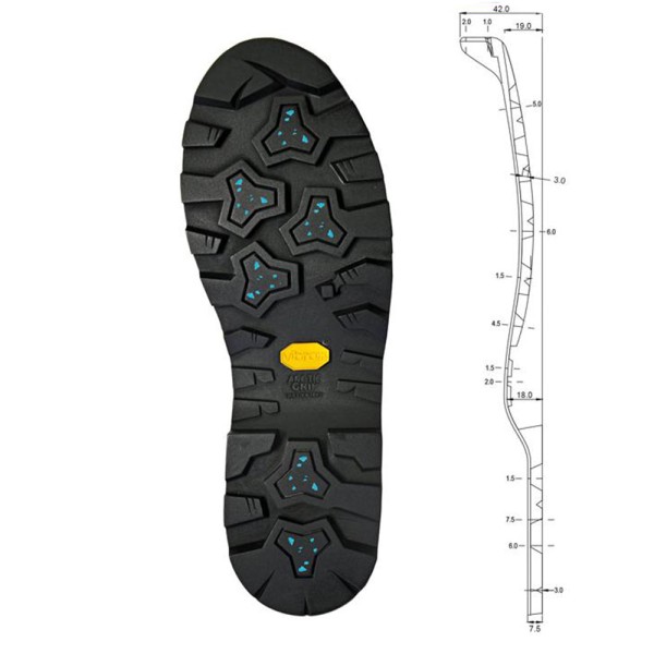 Vibram 1557 Mottarone Arctic Grip Sole Unit