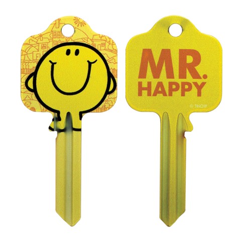 Licensed Keys - Mr Happy Silca Ref UL054