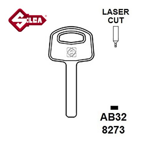 Silca AB32 Abus Padlock Blank JMA ABU3
