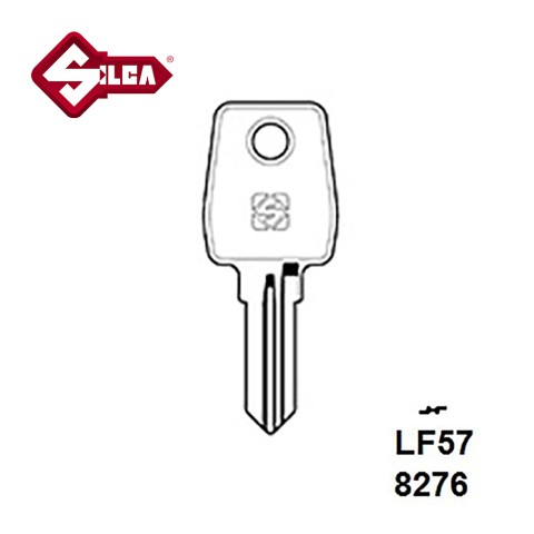 Silca LF57 Lowe & Fletcher Cylinder Blank 