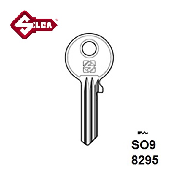 Silca SO9 SOS Cylinder Blank JMA SOS4D