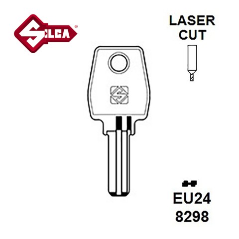 Silca EU24 Euro Locks Security Dimple Blank 