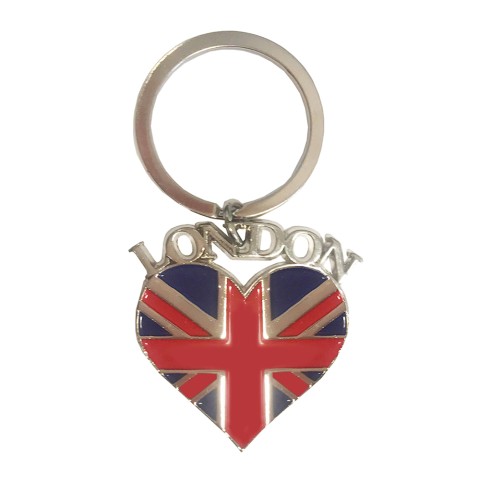 London Key Ring Heart