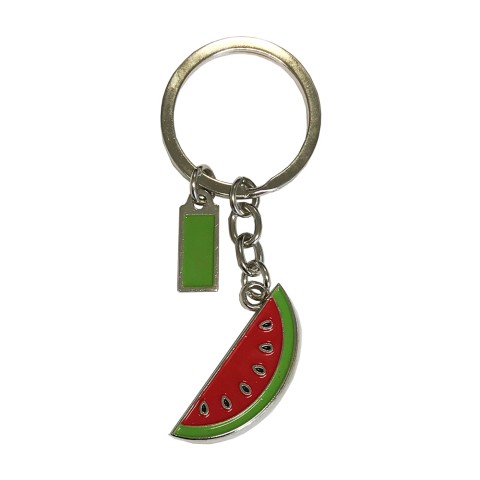 Slice of Melon Key Ring