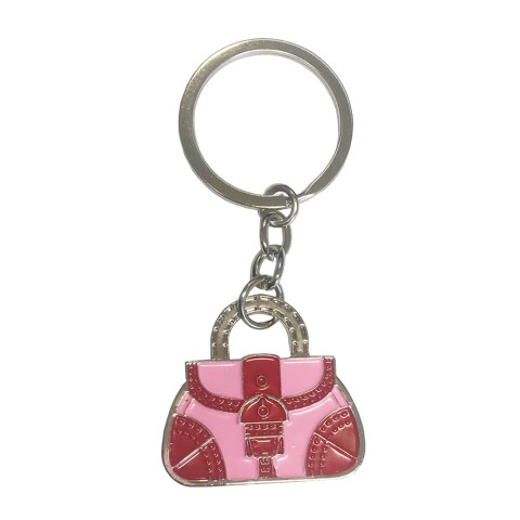 Pink Handbag Key Ring