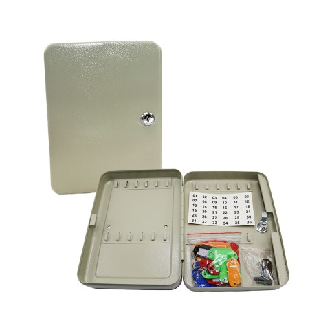 Key Cabinet with 24 Hooks 10Inch